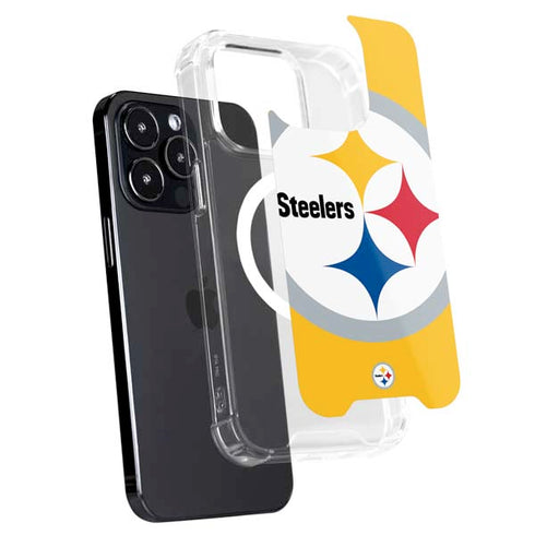 NFL Pittsburgh Steelers Large Logo iPhone 16 Pro MagSafe Case